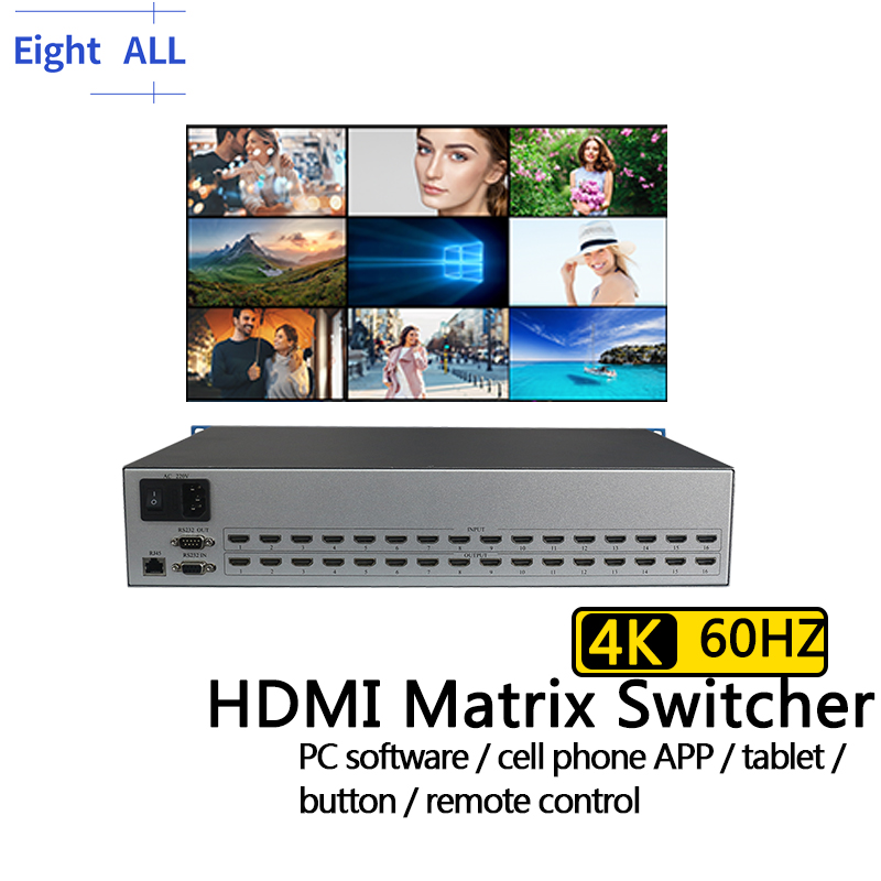 Power Over Ethernet - Matryca HDMI 4K@60 8x8 4x4 16x16