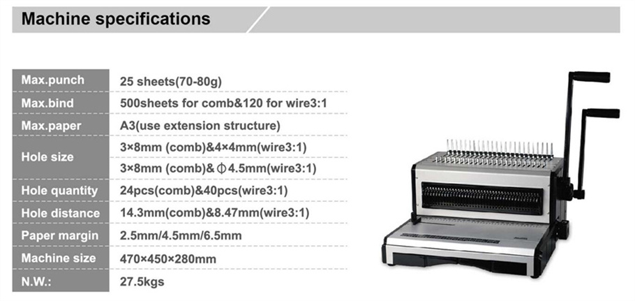 SG-ST2960 Maszyna do bindowani – Binding Machine Comb recenzja i cena